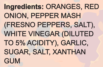 List of ingredients on a pink background